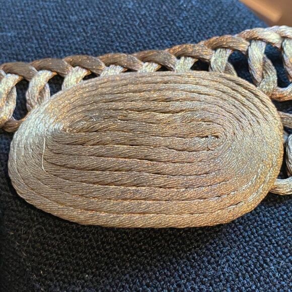 Vintage Bronze Link Belt with Big Buckle main image 6